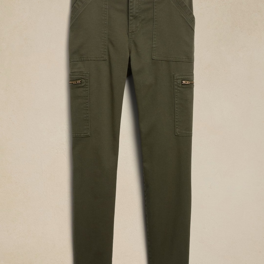 Banana Republic Green Skinny Pants